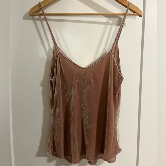 Reformation Pink Velvet Tank Top - Picture 6 of 7